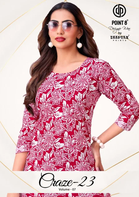 Craze Vol 7 By Deeptex Pure Cotton Printed Co Ord Set Exporters In India
